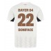 Maillot de foot Bayer Leverkusen Victor Boniface #22 Extérieur vêtements 2024-25 Manches Courtes